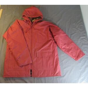 Vintage Misty Harbor Rain Jacket Women’s Size Medium Red Hooded Lined Waterproof